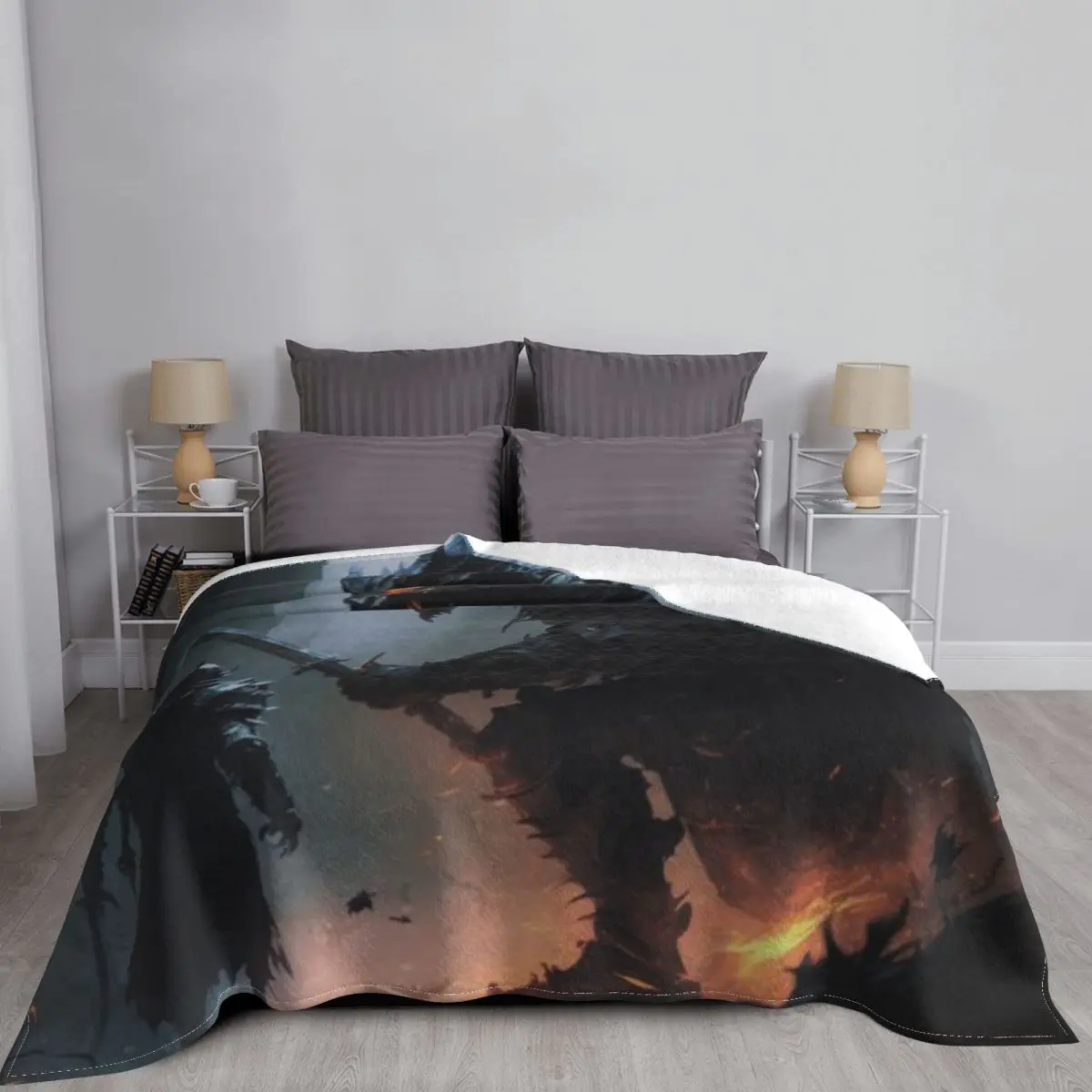 Infernal Showdown Ультрамягкое одеяло из микрофлиса