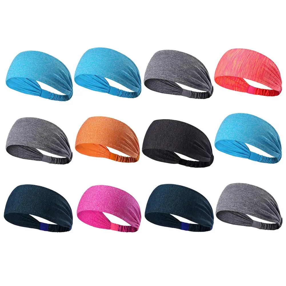 

Hot Sale Headbands Multi-function 3pcs Elastic Breathable Hair Bands Fitness Yoga Basketball Headbands Sweat Bands