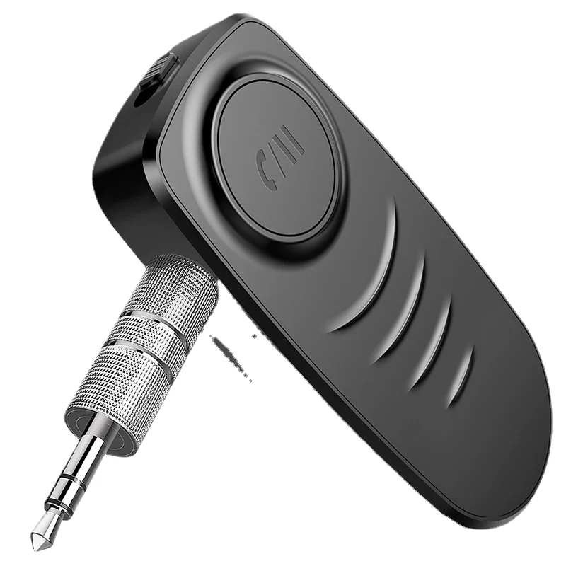 

J19 Bluetooth Receiver with AUX, Car Wireless Audio Adapter, Battery Powered, Dual Connection for Car and Mobile, Bluetooth Audi