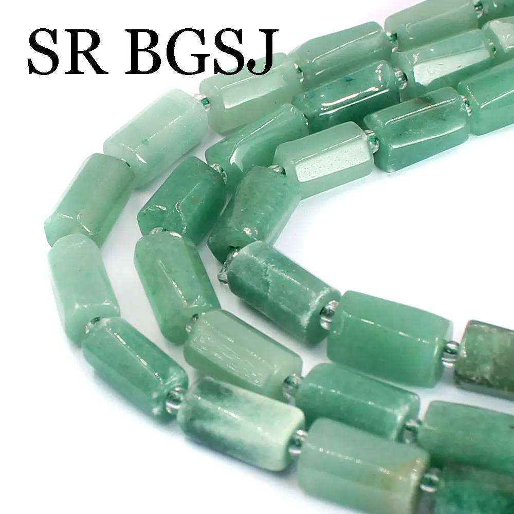 Колонна Из Натурального апатита и нефрита 8-10 мм 15 дюймов