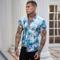 2022 summer new mens shirts hawaiian beach casual short sleeved shirts streetwear outdoor all match mens tops