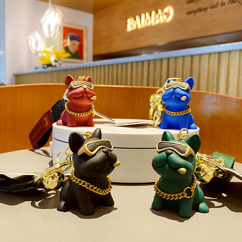 Очень крутые солнцезащитные очки стиль панк французский бульдог автомобильный