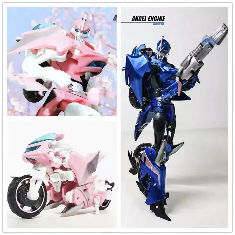 Фото НОВИНКА: Фигурка-трансформер APC First Edit Transformation APC-Toys Female TFP Blue Angel Engine Arcee Motorcycle Japanese Comic Ver. №5