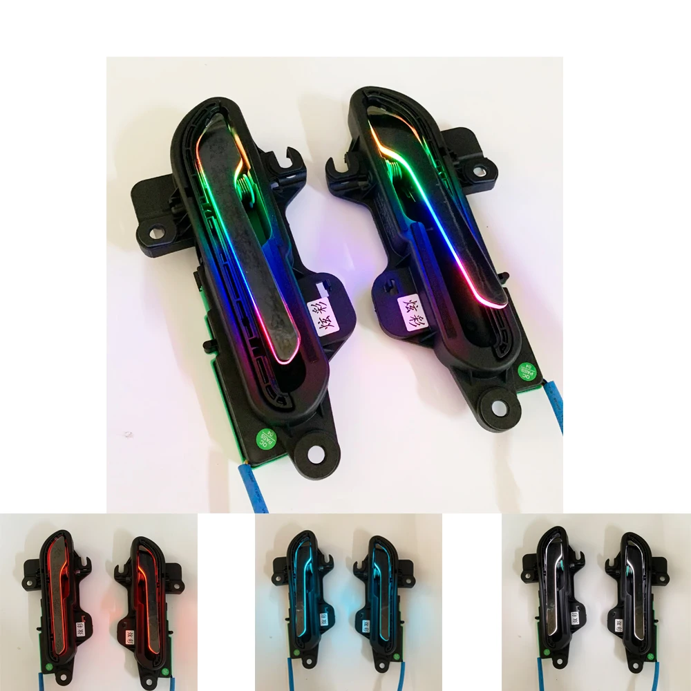 

Upgraded Smart Integrated Electric Door Handles with Colorful LED Lights for Tesla Model 3 Y 2018-2022 Automatically Open Handle