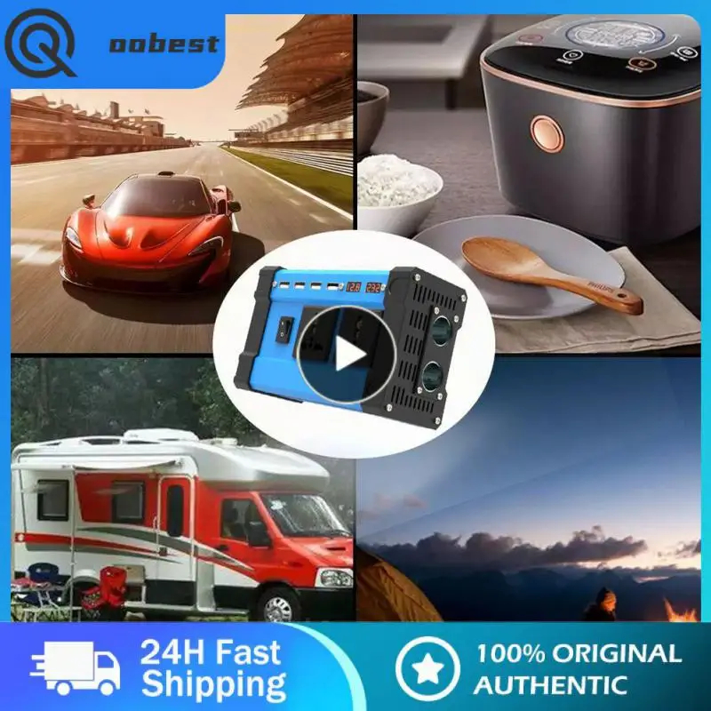 

1/2PCS Ac 220v /110v Pure Sine Wave Power Inverter Practical Sine Wave Car Inverter Charger 4000w Power Inverter Durable 300w