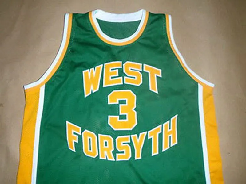 

Retro Throwback 3 CHRIS PAUL WEST FORSYTH HIGH SCHOOL Basketball Jersey Embroidery stitching customize any name and number