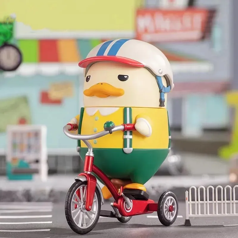 

TRICYCLE DUCKOO YA 100% Original Genuine Collection Model Doll Toys Realshot Collection Desktop Kawaii Ornaments