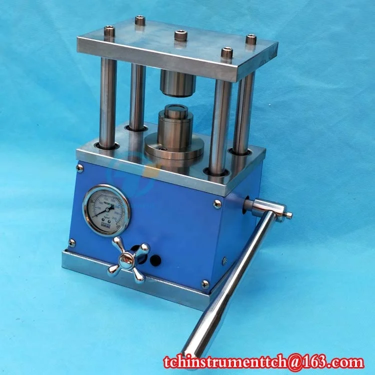 Гидравлическая Ручная ОБЖИМНАЯ машина для обжима монет батареи по заводской