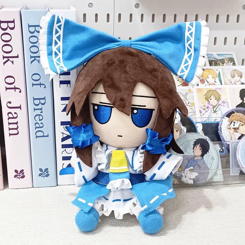 Фото Плюшевая игрушка Fumo Hakurei Reimu (20 см), синяя, по мотивам Touhou Project, мягкая кукла, подарки для фанатов игр (Суми, Крино, Изаяо, Сакуя, Мариса, Крино, Коиши) №3