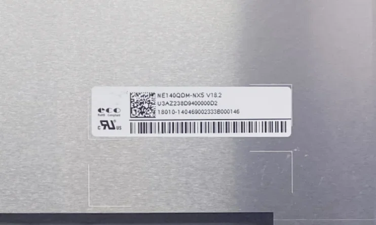 NE140QDM-NX5 V18.2 14 0 дюйма 120 Гц ЖК-экран для ноутбука матрица 2560 × 1600 EDP 40 контактов 500