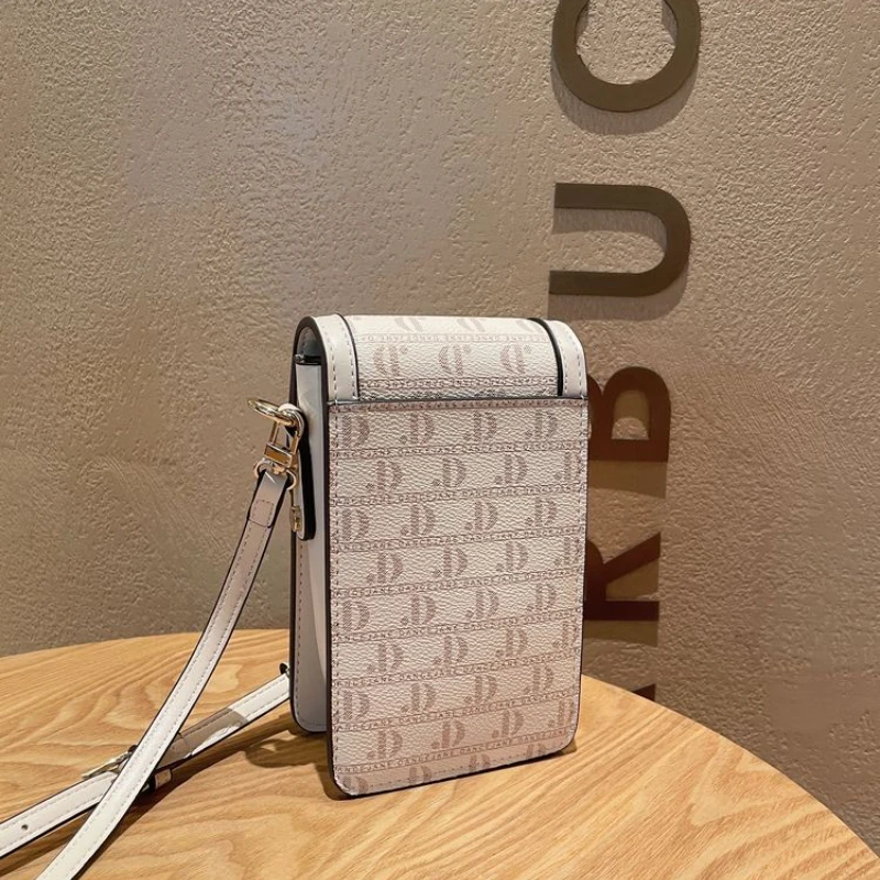 Genuine Leather Phone Bag Fancy Frills Women's Bag Small Messenger Bag Luxury Designer Mini Sling Bags