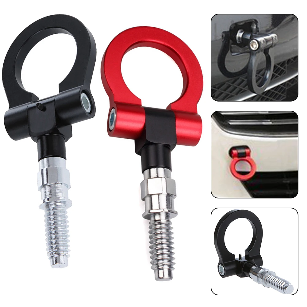 Racing Tow Trailer Hooks Tow Towing Hook For BMW Auto Trailer Ring Aluminum Alloy Car Modification Accessories Car Styling