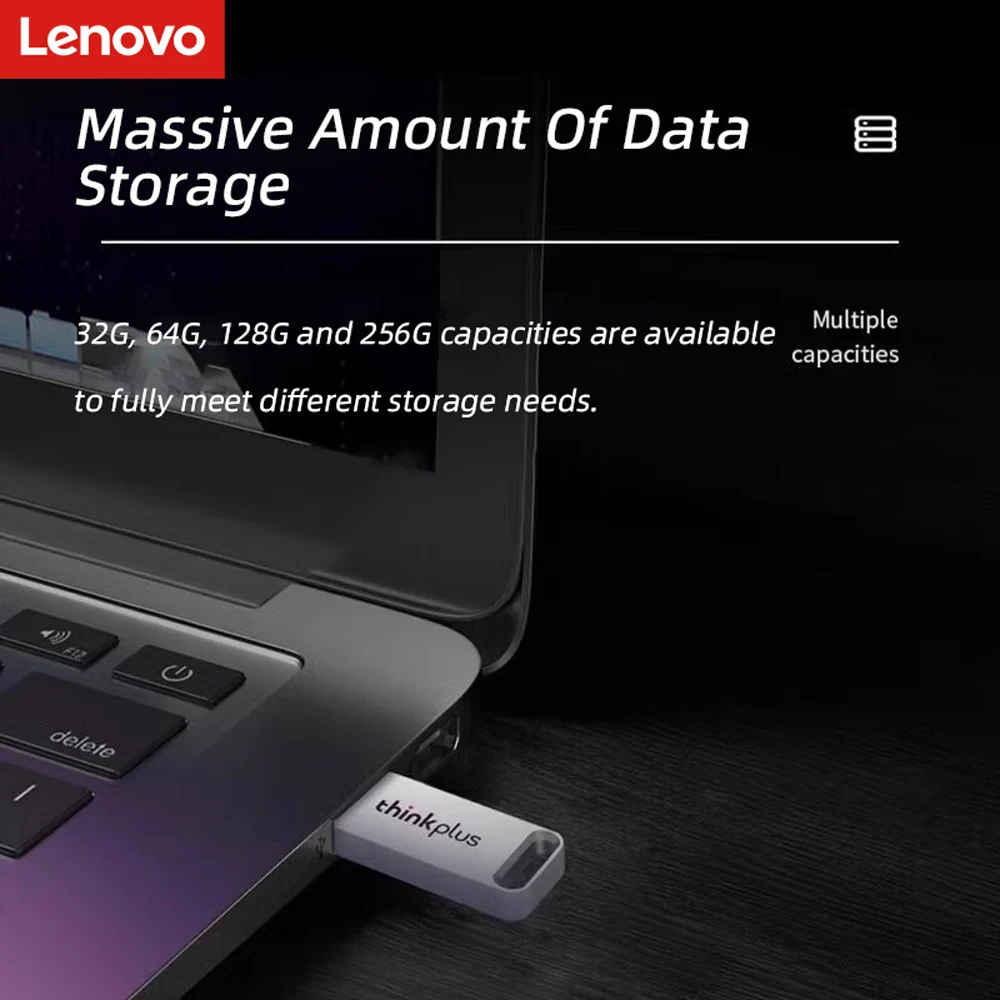 USB-флеш-накопитель Lenovo Thinkplus металлический 32/64/128 ГБ USB 3 2