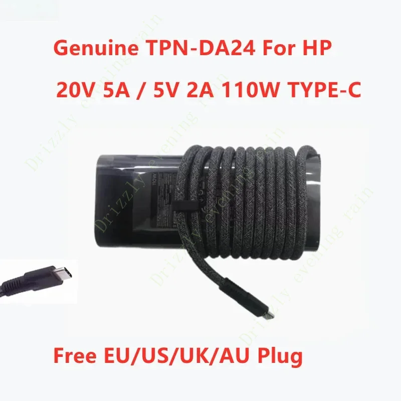 Адаптер переменного тока Tpn-da24 20 В 5 А USB 2A 110 Вт Type-C