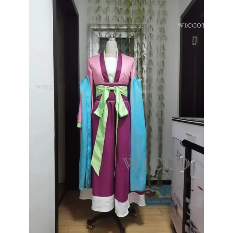 Новый костюм для косплея Maomao парик аниме Дневники аптекаря платье юбка розовый