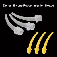 new disposable dentistry silicone rubber conveying mixing head impression nozzles mixing tips mixing tube dentist item tool
