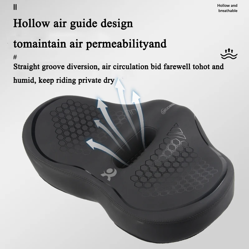 DRCKHROS удобное велосипедное седло с двойной амортизацией пригородное сиденье