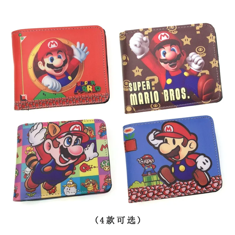 

Кошелек унисекс, кожаный, с карманом для банковских карт, с персонажами аниме