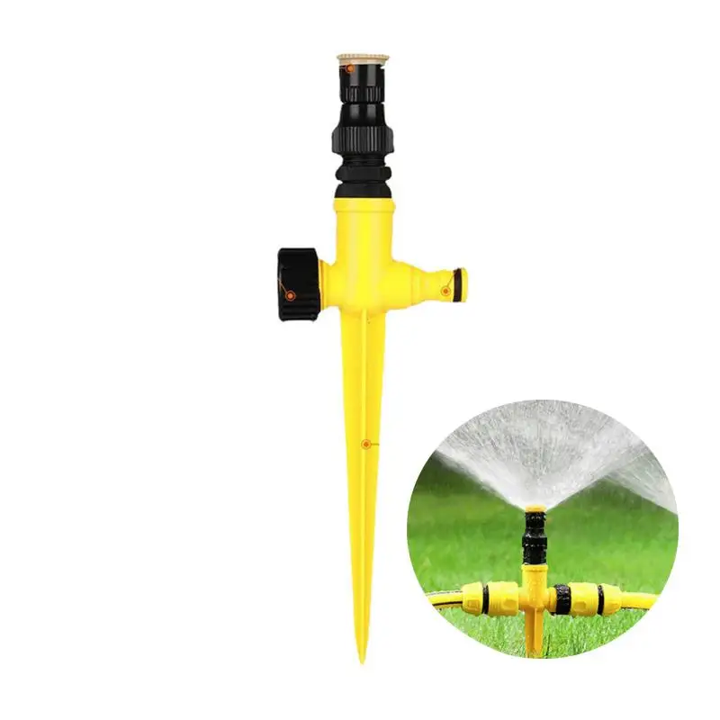 

Upgrade Automatic Lawn Sprinkler 360 Degree Adjustable Rotating Lawn Watering System Spray Nozzles Agriculture Irrigation Tool