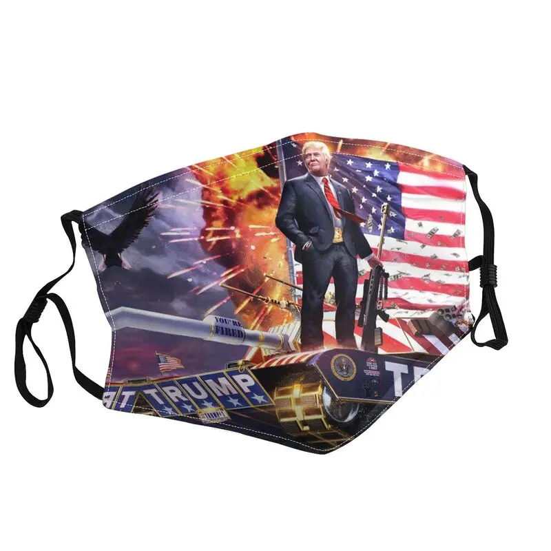 

Trump Mask Anti Dust Reusable Face Mask Protection Cover Unisex Respirator Mouth Muffle