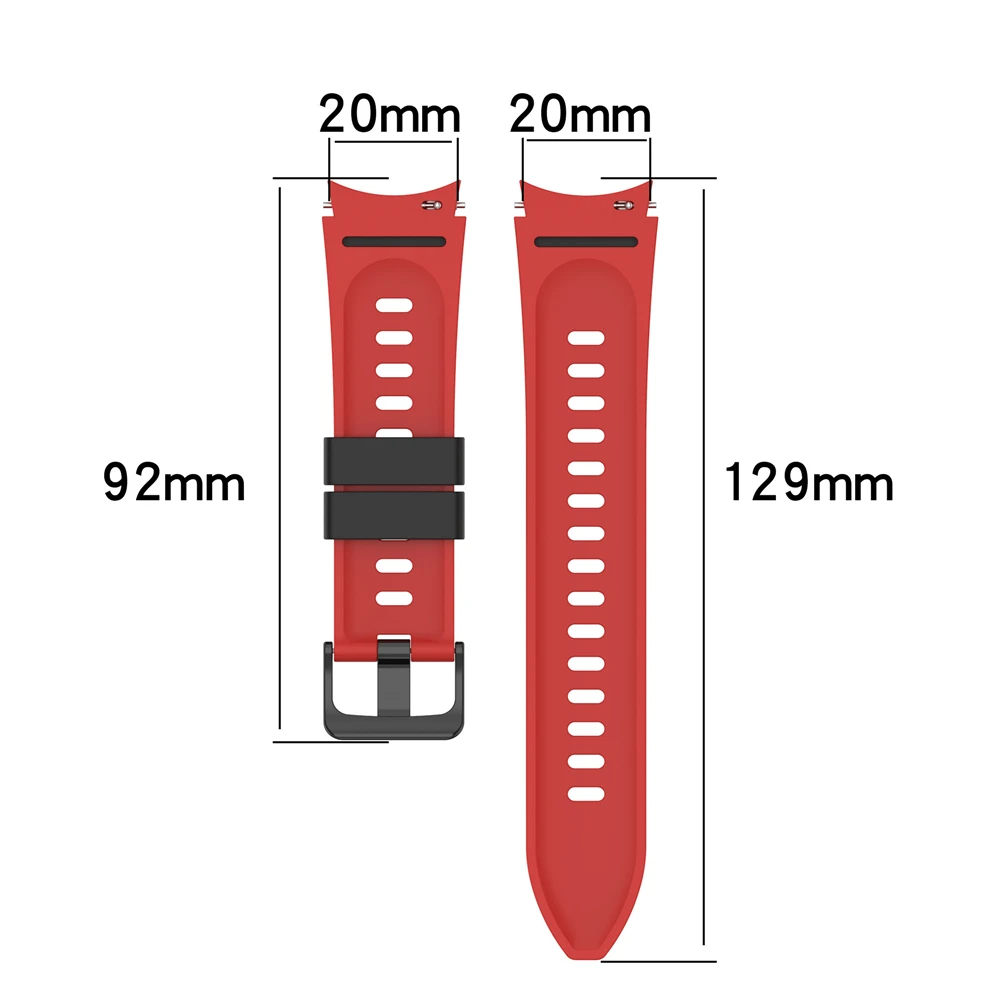 Silicone Sport No Gaps Bands For Samsung Galaxy Watch 4 40mm 44mm Strap For Galaxy Watch4 Classic 46mm 42mm Bracelet Watchbands