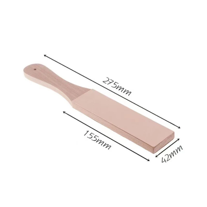 

MOONBIFFY Нож для заточки кожи с деревянной ручкой