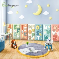 3d anti collision 26 letters soft wall stickers for kids rooms decor princess room nursery self adhesive skirting decoration