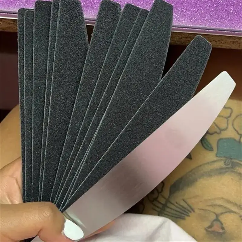 10 шт. пилки для маникюра и педикюра зернистость 100/180/240