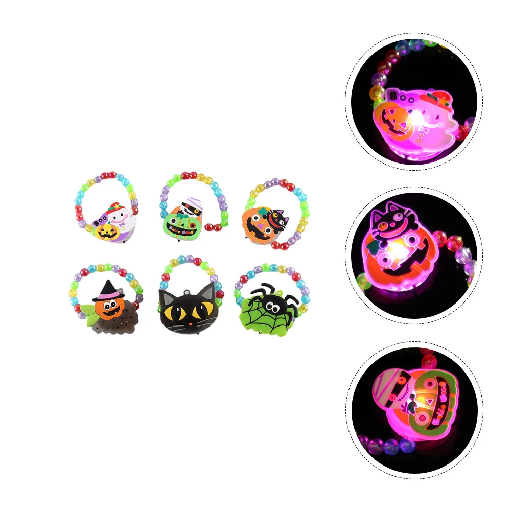 

6 шт., декоративные браслеты на запястье