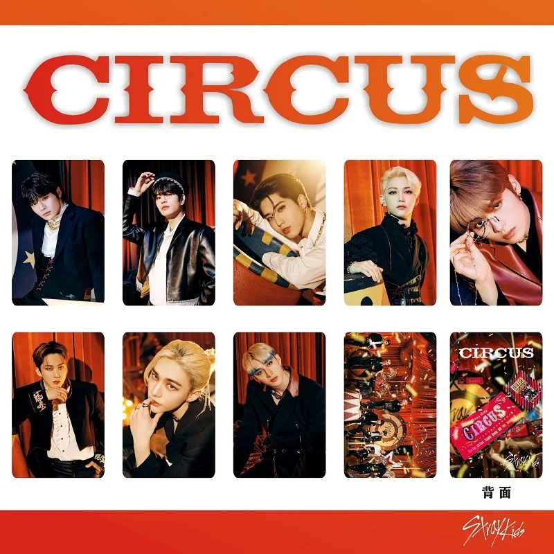 

9Pcs/Set Kpop Stray Kids CIRCUS Photocards HD Album ODDINARY Photo Printed Postcards Lomo Cards for Fans Collection