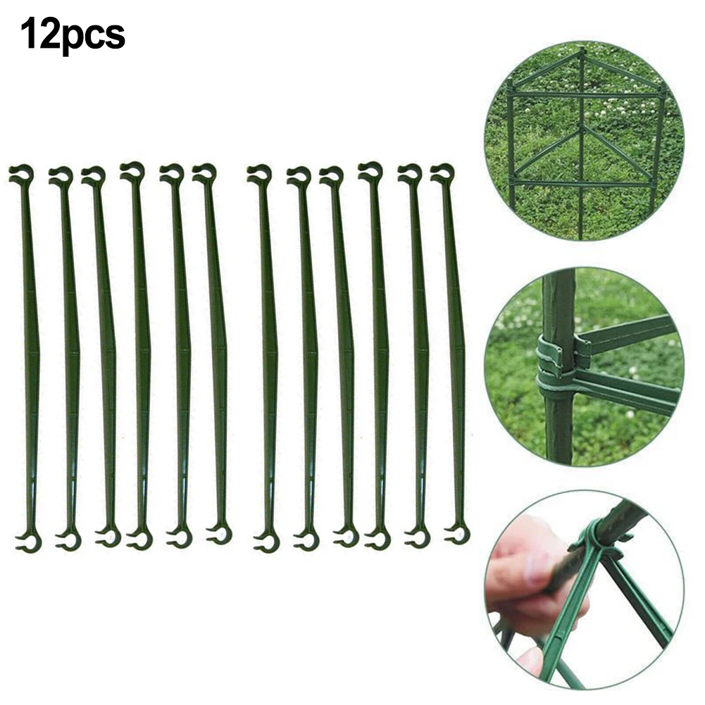 

12 Pcs Pot Stand Shape Plant Long-lasting Reusable Promote Growth Plant Climbing Sturdy Plant Support Stakes Gardening Tool