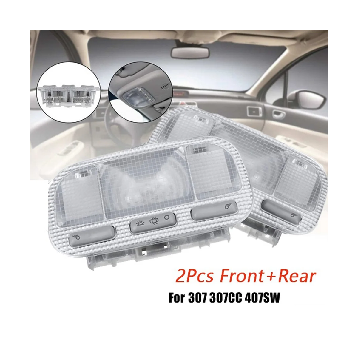 Лампа для чтения лампа на крышу Citroen C3-XR C5 / Triumph Peugeot 308 408 3008 301 307 6362N2 6362Q2 6362Z5
