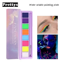 new multi color eye shadow plate net red pearlescent matte shiny water soluble eyeliner eye shadow fluorescent makeup