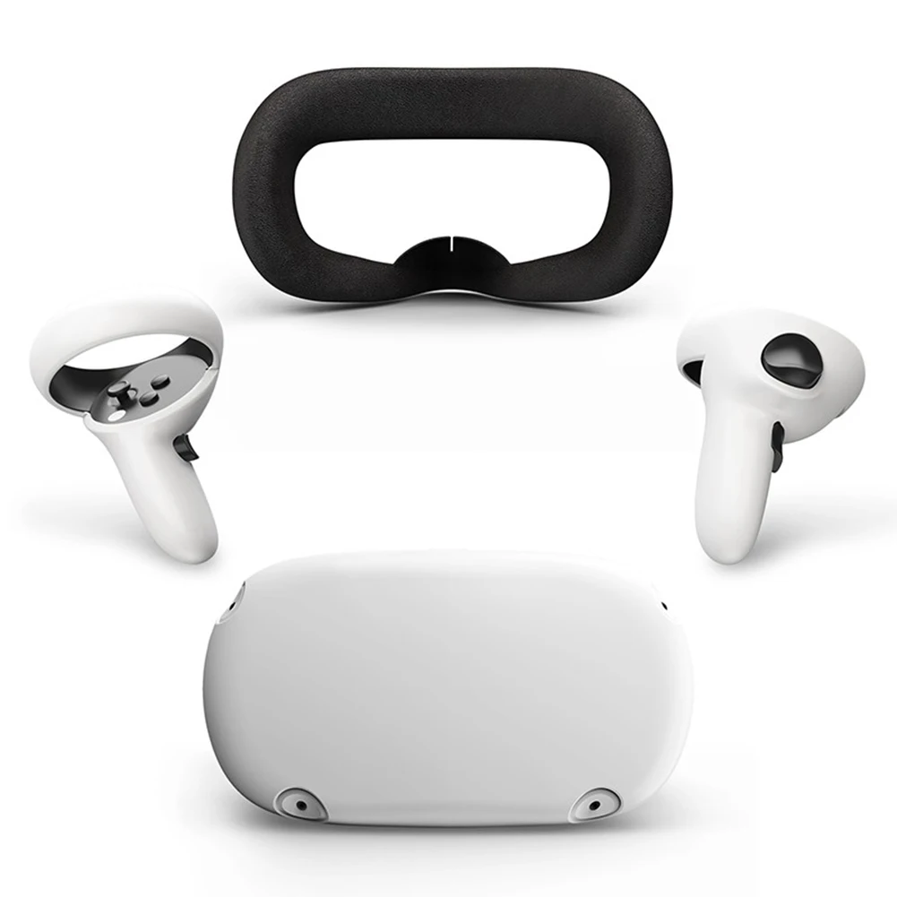 

Полный комплект защитных аксессуаров для Oculus 2, чехол для сенсорного контроллера + крышка объектива + ручка захвата рукава, VR аксессуар для 2