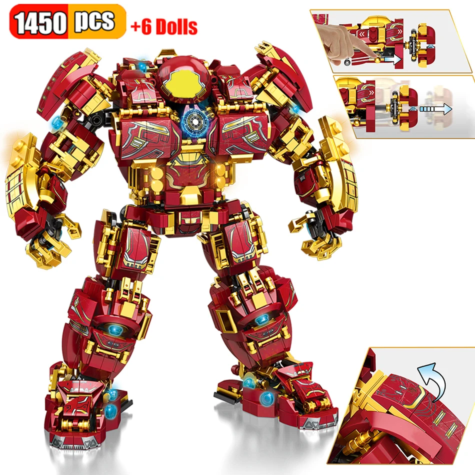 

Military City War Super Armor Robot Building Blocks Iron Mecha Heroes Figures Weapons Bricks Toys For Children Christmas Gifts