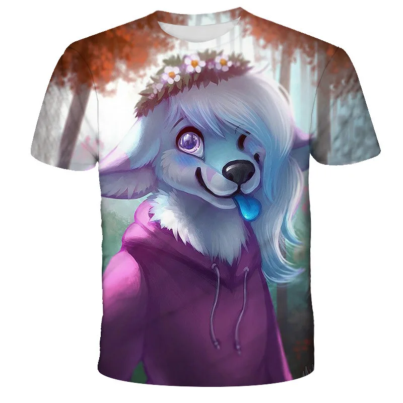 

2023 Fashion Unisex Cartoon Animals Casual Classic T-shirts Colorful Vintage Couple Clothes Printed Harajuku Gothes Aesthetics