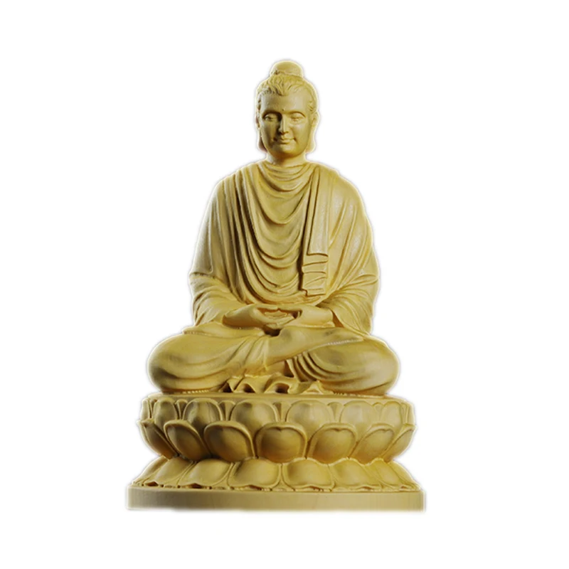 Статуя из натурального дерева самшита коллекция фигурок для домашнего декора