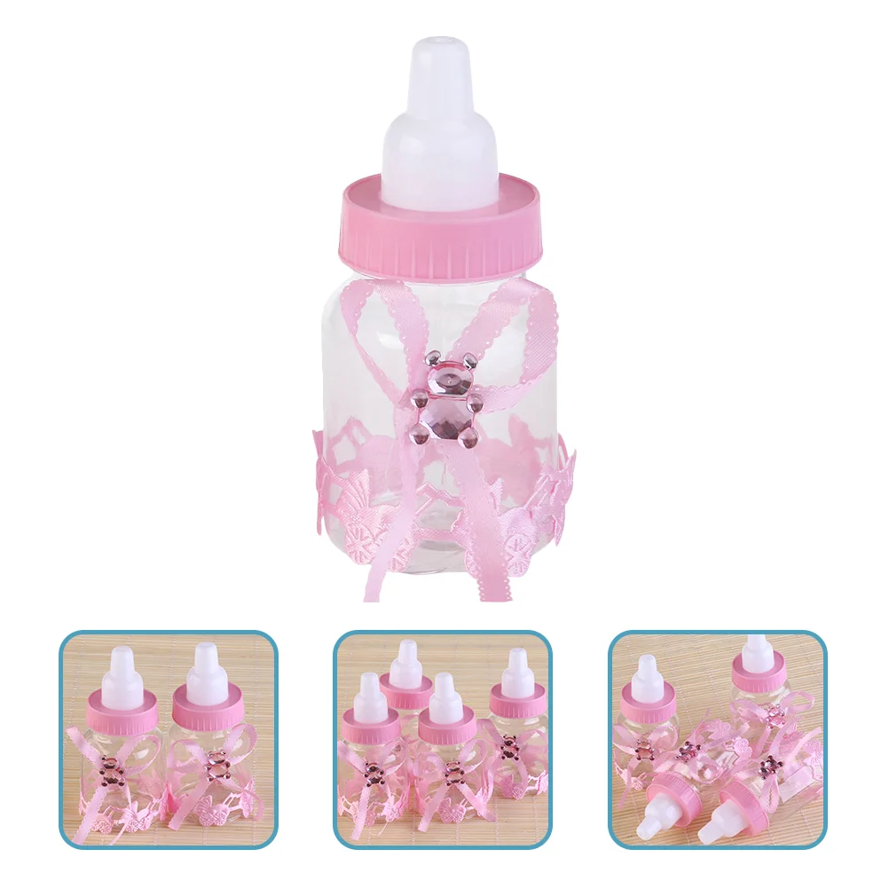 

24 Pcs Baby Gift Box Candy Box Bottles Shower Favors Containers Plastic Party Girls Prizes Supplies