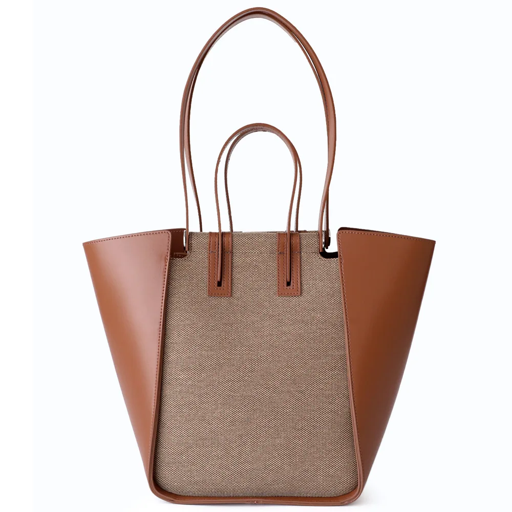 Новинка 2024 контрастная цветная лоскутная сумка большой вместимости женские