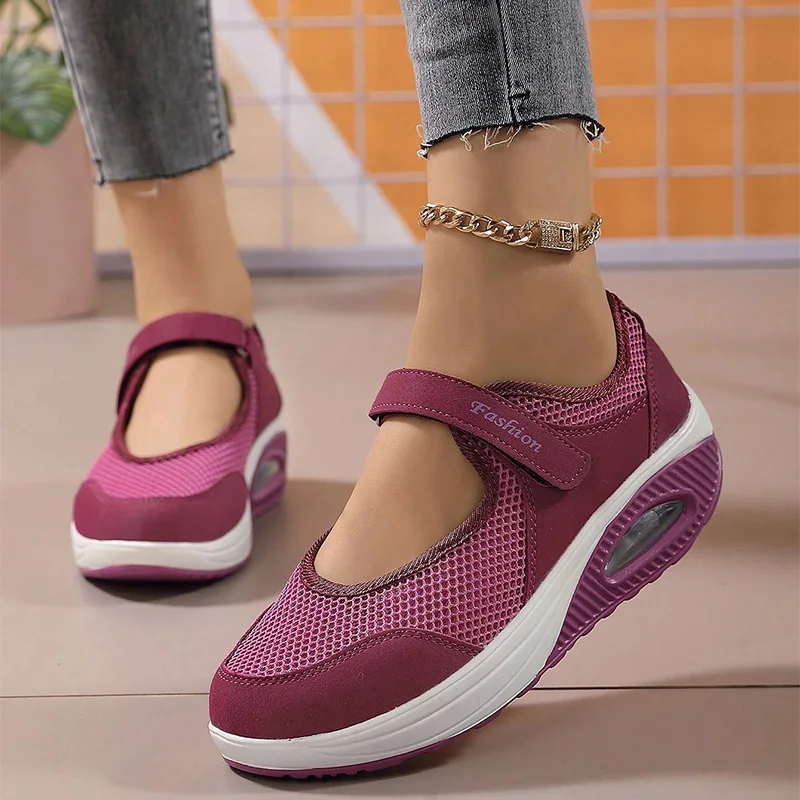2023 Women's Shoes Casual AIr Mesh Breathable Athletic Air Cushion Shoes Maternity Shoes Spring  Autumn Women Shoes Soft Soles