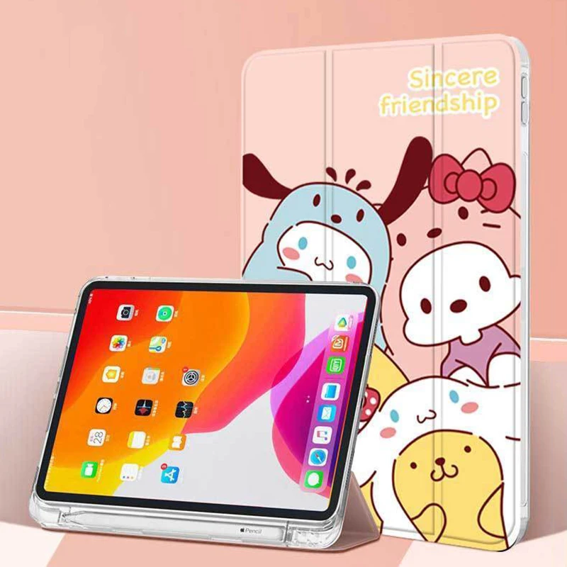 Чехол Sanrio для Xiaomi Pad 5 6 11 дюймов тройной смарт-чехол с гнездом ручки Redmi 10 дюйма SE
