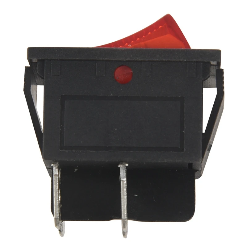 

4X Red светильник 4 Pin DPST вкл/выкл, защелкивающийся клавишный выключатель 15A/250V 20A/125V AC 28x22 мм