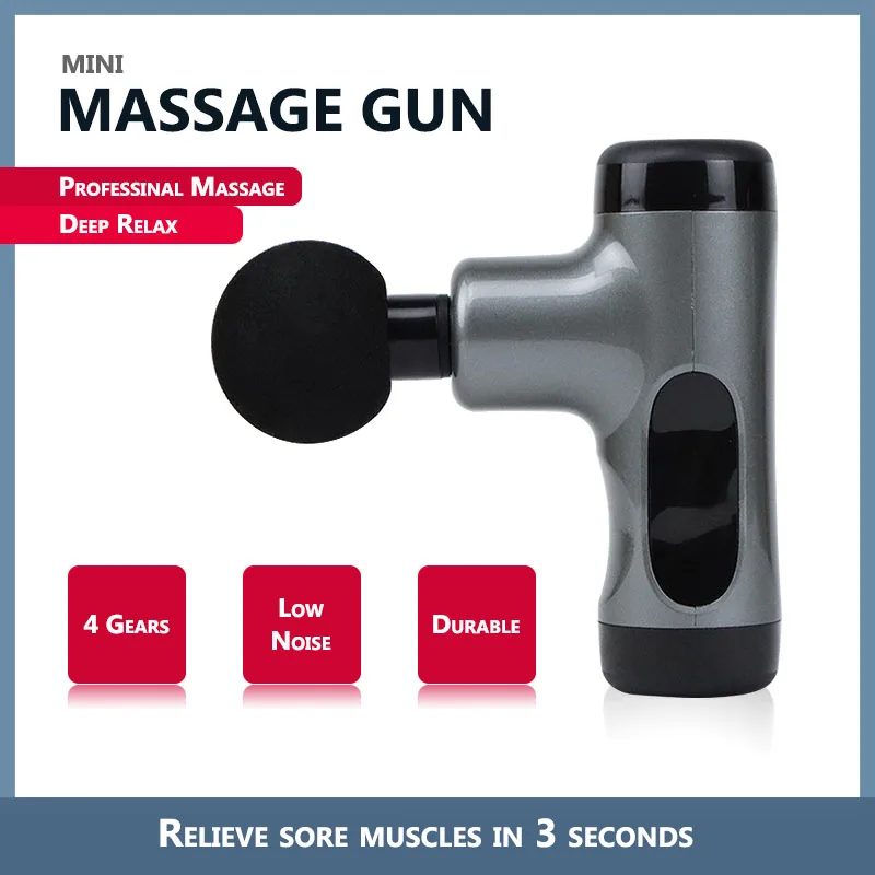 

Миниатюрный алюминиевый массажный пистолет BOOSTER Brushless T3, профессиональный Массажер для глубоких мышц, для облегчения боли, релаксации тела, ...