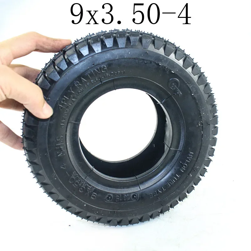 Хорошее качество 9X3 50-4 TUBELESS 9 &quotx 3 1/2" (9x3 50-4) Шина для скутера и бескамерная шина 2