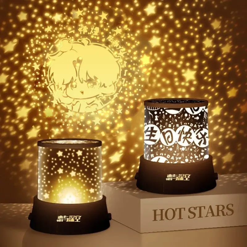 Аниме Love and Deepspace Sylus Xavier Zayne Rafayel косплей мультфильм вращающаяся проекционная