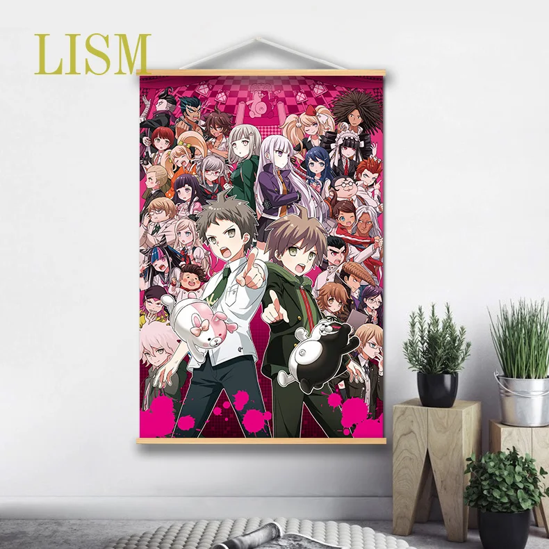 Супер данганронпа V3 Ouma Kokichi Komaeda Nagito Аниме Манга настенный постер из массива