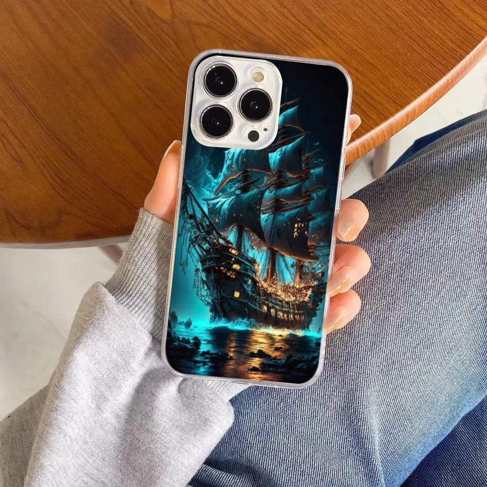 Чехол для мобильного телефона пиратский Corsair iPhone 15 14 13 12 11 XS X 8 7 6 Plus Mini Pro Max SE 2022