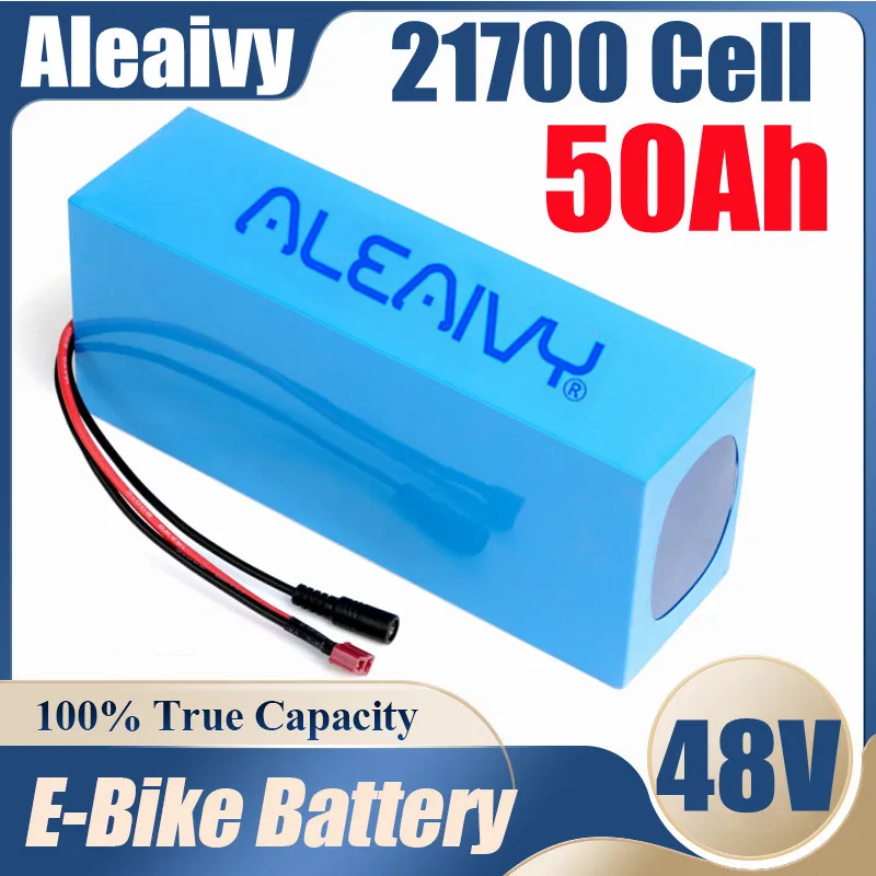 

Аккумулятор Aleaivy для электровелосипеда, литиевый аккумулятор 21700 для электрического скутера, 48 В, 30 Ач, 35 Ач, 20 Ач, 25 Ач, 40 Ач, 50 Ач, 45 Ач