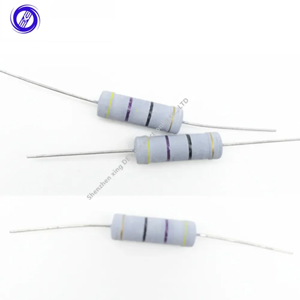 10 шт. 1R 1R2 1R5 1R8 2R 2R2 2R4 2R7 3R 3R3 3R6 3R9 4R3 4R7 5R1 5R6 6R2 6R8 7R5 8R2 9R1 Ом 5W ±5% Резистор из