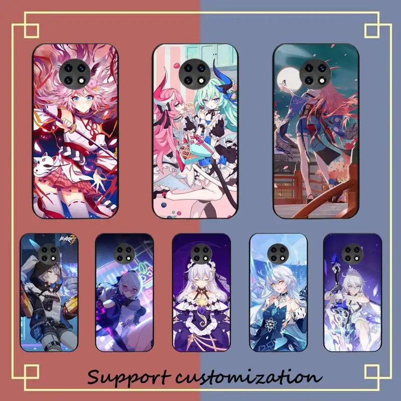 

Honkai Impact 3rd Anime Game Phone Case For Xiaomi Redmi Note 8A 7 5 Note 8pro 8T 9Pro TPU Coque for note 6pro